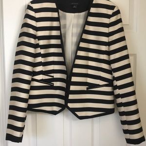 Ann Taylor striped blazer